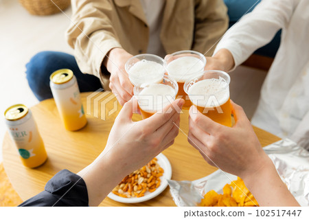 Drinking at home man 102517447