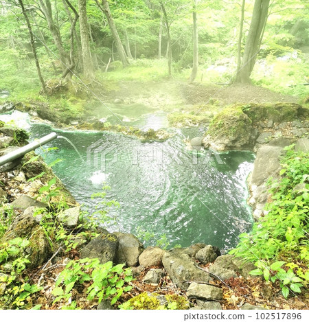 Natural hot spring in Shiretoko Natural hot spring in Shiretoko 102517896