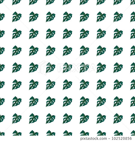 Decorative tropical palm leaves seamless pattern. Jungle leaf seamless wallpaper. Exotic botanical texture. Floral background. Decorative tropical palm leaves seamless pattern. Jungle leaf seamless wallpaper. Exotic botanical texture. Floral background. 102520856