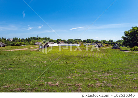 青森三內丸山遺址 繩紋村落風光 102526340