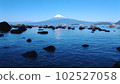 Mount Fuji floating in the sea of Izu 102527058