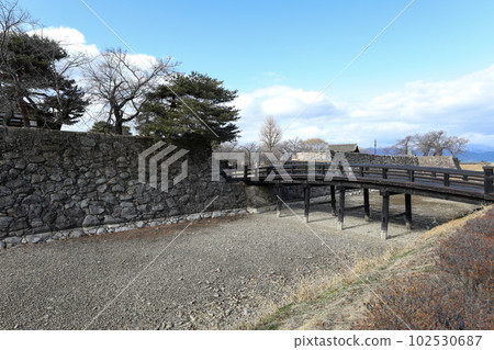 Nagano Prefecture Nagano City Winter Matsushiro Castle Nagano Prefecture Nagano City Winter Matsushiro Castle 102530687