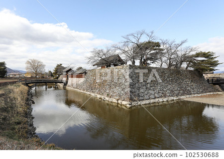 Nagano Prefecture Nagano City Winter Matsushiro Castle 102530688