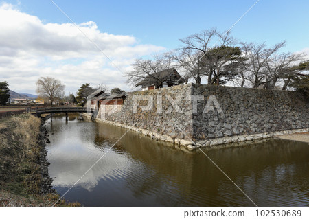 Nagano Prefecture Nagano City Winter Matsushiro Castle 102530689