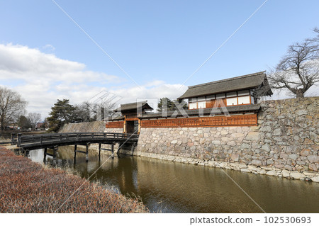 長野縣 長野市 冬季 松代城 102530693