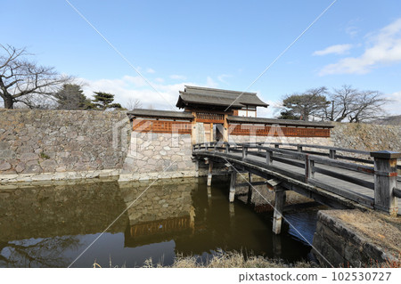 Nagano Prefecture Nagano City Winter Matsushiro Castle Nagano Prefecture Nagano City Winter Matsushiro Castle 102530727
