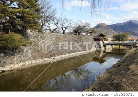 Nagano Prefecture Nagano City Winter Matsushiro Castle Nagano Prefecture Nagano City Winter Matsushiro Castle 102530735