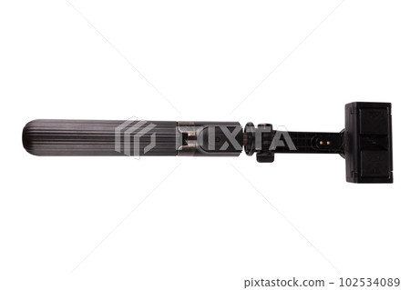 selfie stick isolated on white background selfie stick isolated on white background 102534089