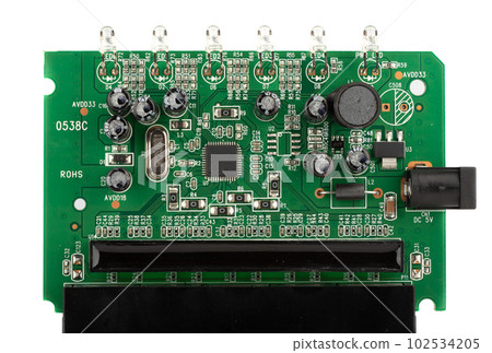Electrical control board with radio components Electrical control board with radio components 102534205