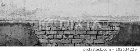Stone panoramic wall texture 102534229