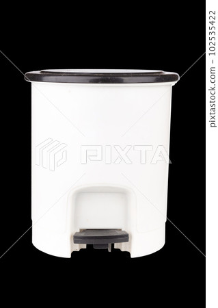 rubbish bin isolated on white background rubbish bin isolated on white background 102535422