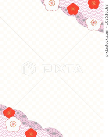 可愛的日式背景素材插畫壁紙 可愛的日式背景素材插畫壁紙 102536168