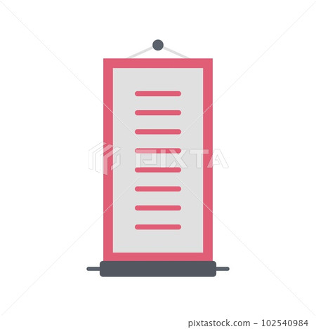 Scroll icon vector image. Suitable for mobile apps, web apps and print media. 102540984