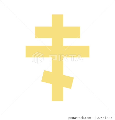 Orthodox Cross icon vector image. Suitable for mobile apps, web apps and print media. 102541827