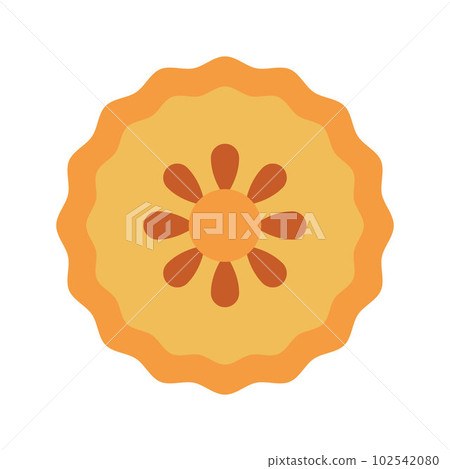 Moon Cake icon vector image. Suitable for mobile apps, web apps and print media. 102542080