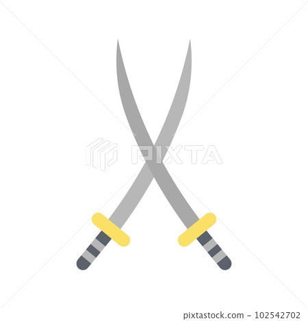 Katana icon vector image. Suitable for mobile apps, web apps and print media. Katana icon vector image. Suitable for mobile apps, web apps and print media. 102542702