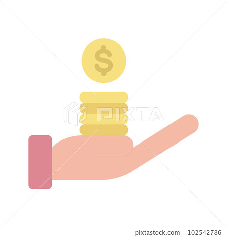 Income icon vector image. Suitable for mobile apps, web apps and print media. Income icon vector image. Suitable for mobile apps, web apps and print media. 102542786