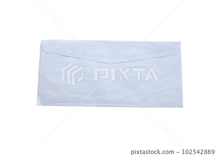 White paper envelope 102542869