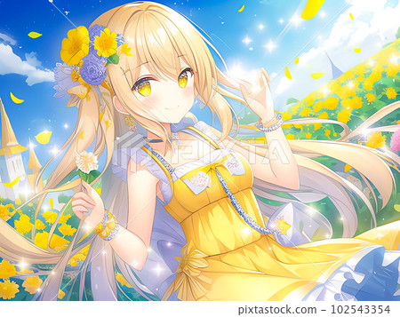 可愛的女孩插圖，動漫，漫畫，日本，可愛，萌，女性，卡哇伊，插圖 102543354