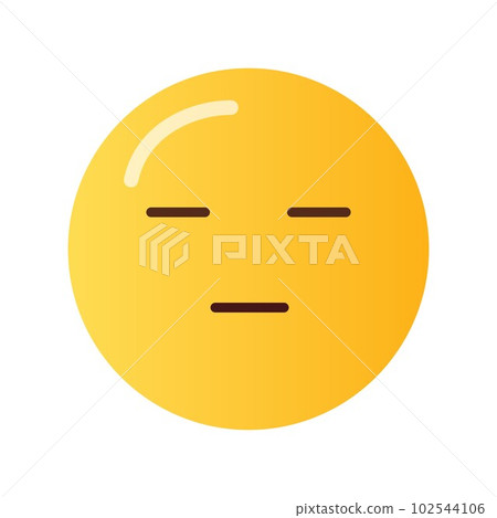 Expressionless Face icon vector image. Suitable for mobile apps, web apps and print media. 102544106