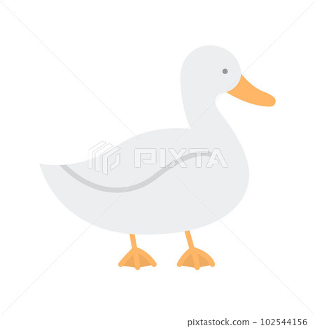 Duck icon vector image. Suitable for mobile apps, web apps and print media. 102544156