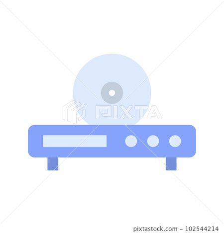 Disc Player icon vector image. Suitable for mobile apps, web apps and print media. 102544214