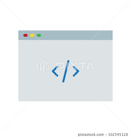 Code icon vector image. Suitable for mobile apps, web apps and print media. Code icon vector image. Suitable for mobile apps, web apps and print media. 102545128