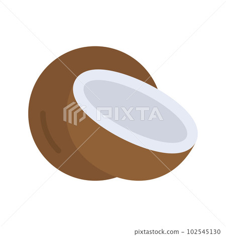 Coconut icon vector image. Suitable for mobile apps, web apps and print media. Coconut icon vector image. Suitable for mobile apps, web apps and print media. 102545130