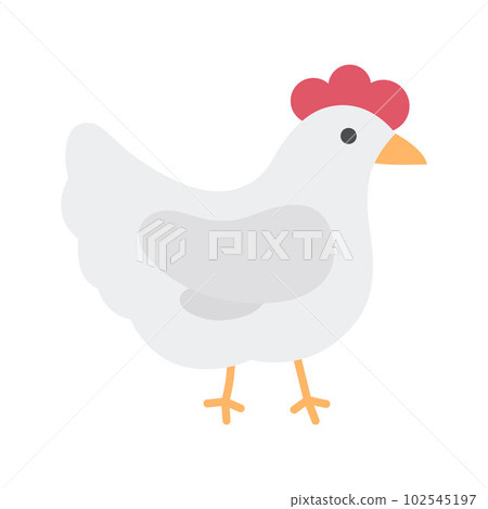 Chicken icon vector image. Suitable for mobile apps, web apps and print media. 102545197