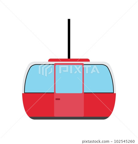 Cable Car Cabin icon vector image. Suitable for mobile apps, web apps and print media. Cable Car Cabin icon vector image. Suitable for mobile apps, web apps and print media. 102545260