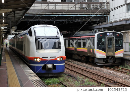 信越本線：從長岡到新潟快速列車（E653系列替代列車） 102545713