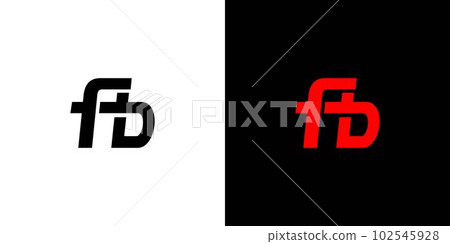 Modern and unique letter FB initials logo design Modern and unique letter FB initials logo design 102545928