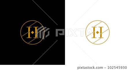 Modern and unique letter H initials logo design 2 Modern and unique letter H initials logo design 2 102545930