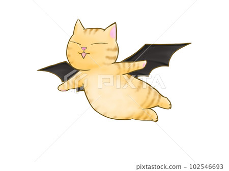 長著蝙蝠翅膀的貓 102546693