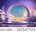 Fantastic 3D style illustration background material 102547524