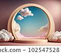 Fantastic 3D style illustration background material 102547528