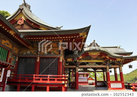 Main hall of Yutoku Inari Shrine 102552343