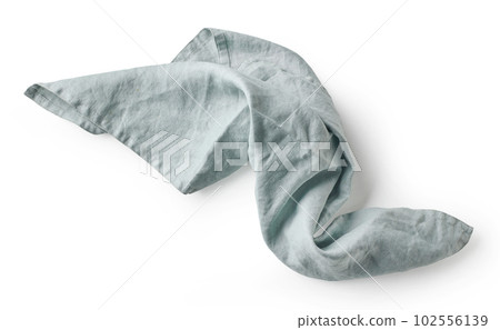 crumpled cotton napkin 102556139