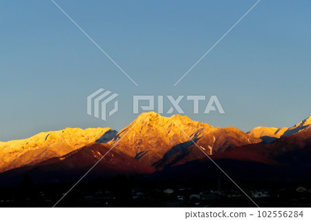 Yatsugatake sunset Yatsugatake sunset 102556284