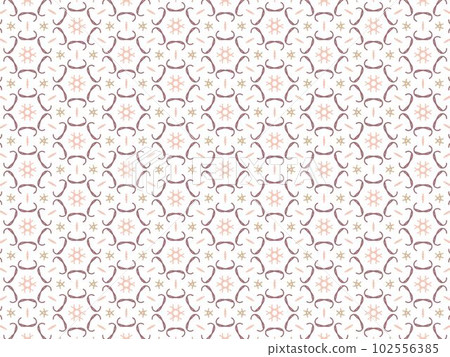 Brown Abstract Mandala or Ikat Wallpaper Pattern Background 102556385