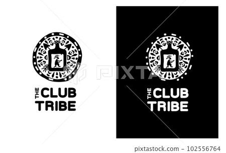 manual exclusive beverage production, illustrated logo for the company or club or tribe 102556764