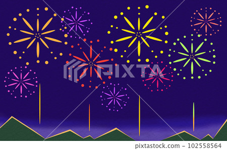 現代五顏六色的煙花 現代五顏六色的煙花 102558564