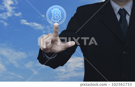 Choosing bitcoin concept 102561733