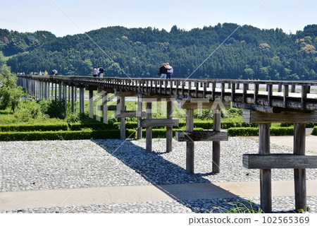 島田市大井川蓬萊橋和879.4（藥梨）廣場 102565369