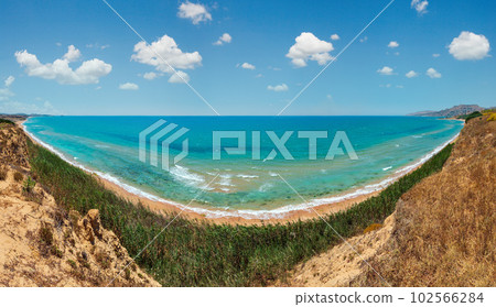 Sea bay in Torre di Gaffe, Agrigento, Sicily, Italy Sea bay in Torre di Gaffe, Agrigento, Sicily, Italy 102566284