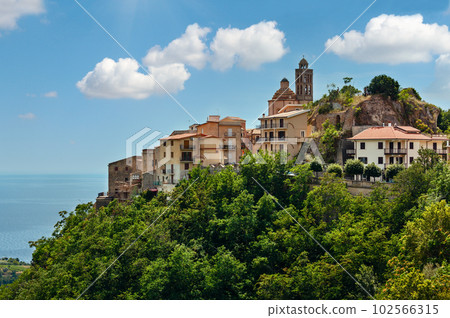 Belmonte Calabro town, Calabria, Italy Belmonte Calabro town, Calabria, Italy 102566315