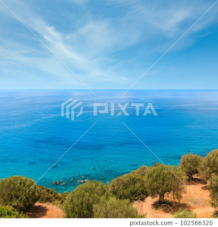 Tyrrhenian sea  landscape, Campania, Italy 102566320