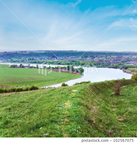 spring country landscape spring country landscape 102567075