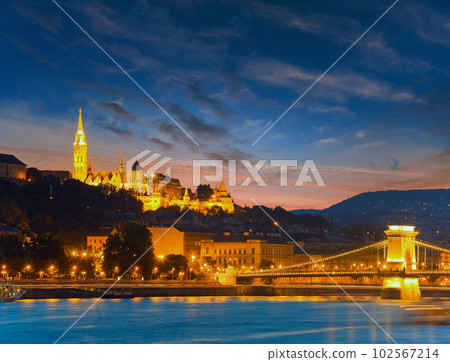 Budapest night view Budapest night view 102567214