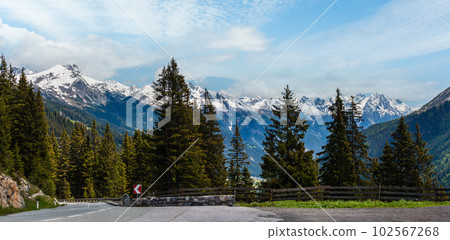 Alps mountain summer view, Austria Alps mountain summer view, Austria 102567268